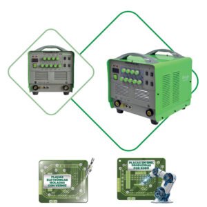 INVERSORA TIG WSME 200 P AC/DC PULSADA